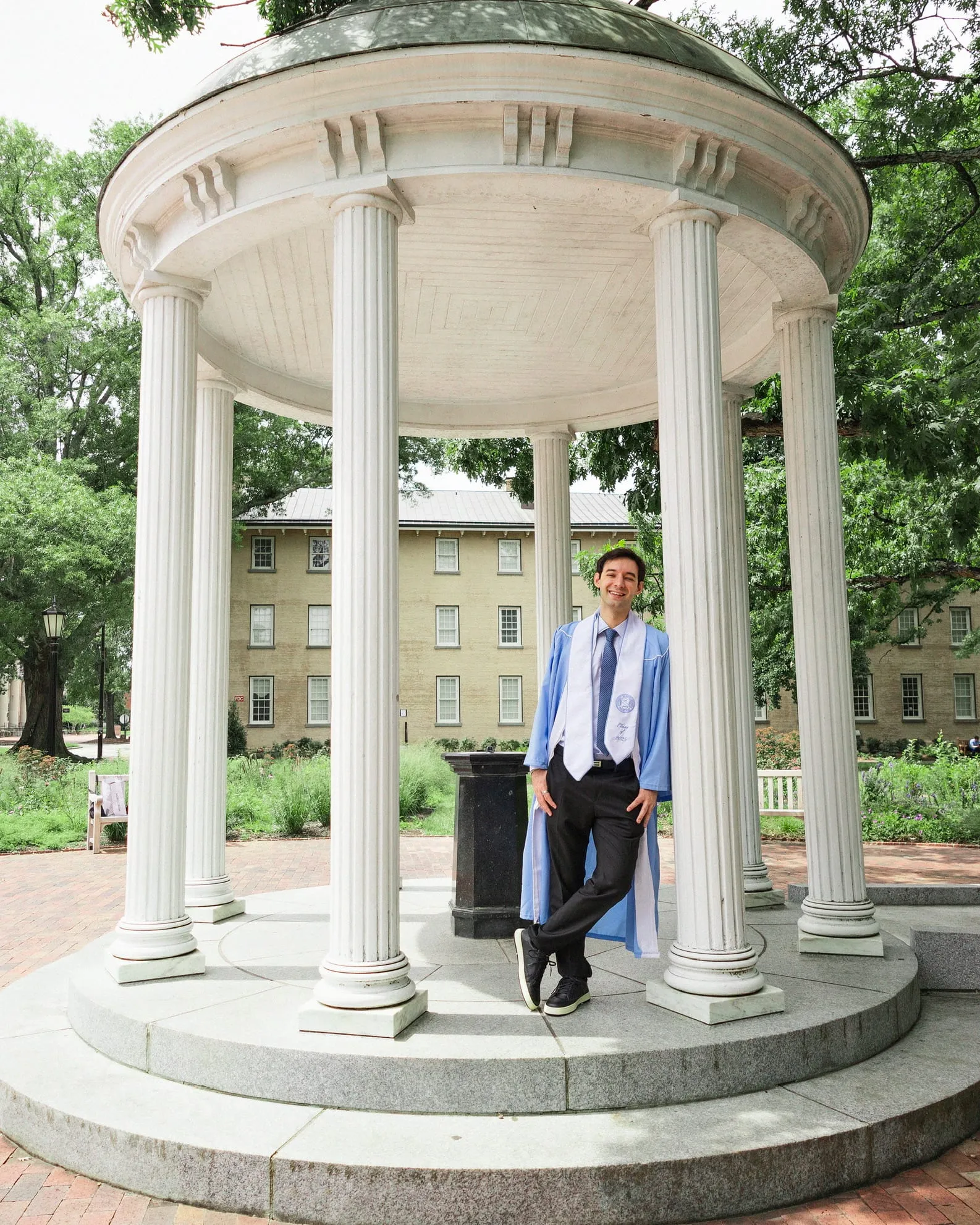 Ricardo Scheufen Tieghi at his UNC-Chapel Hill graduation